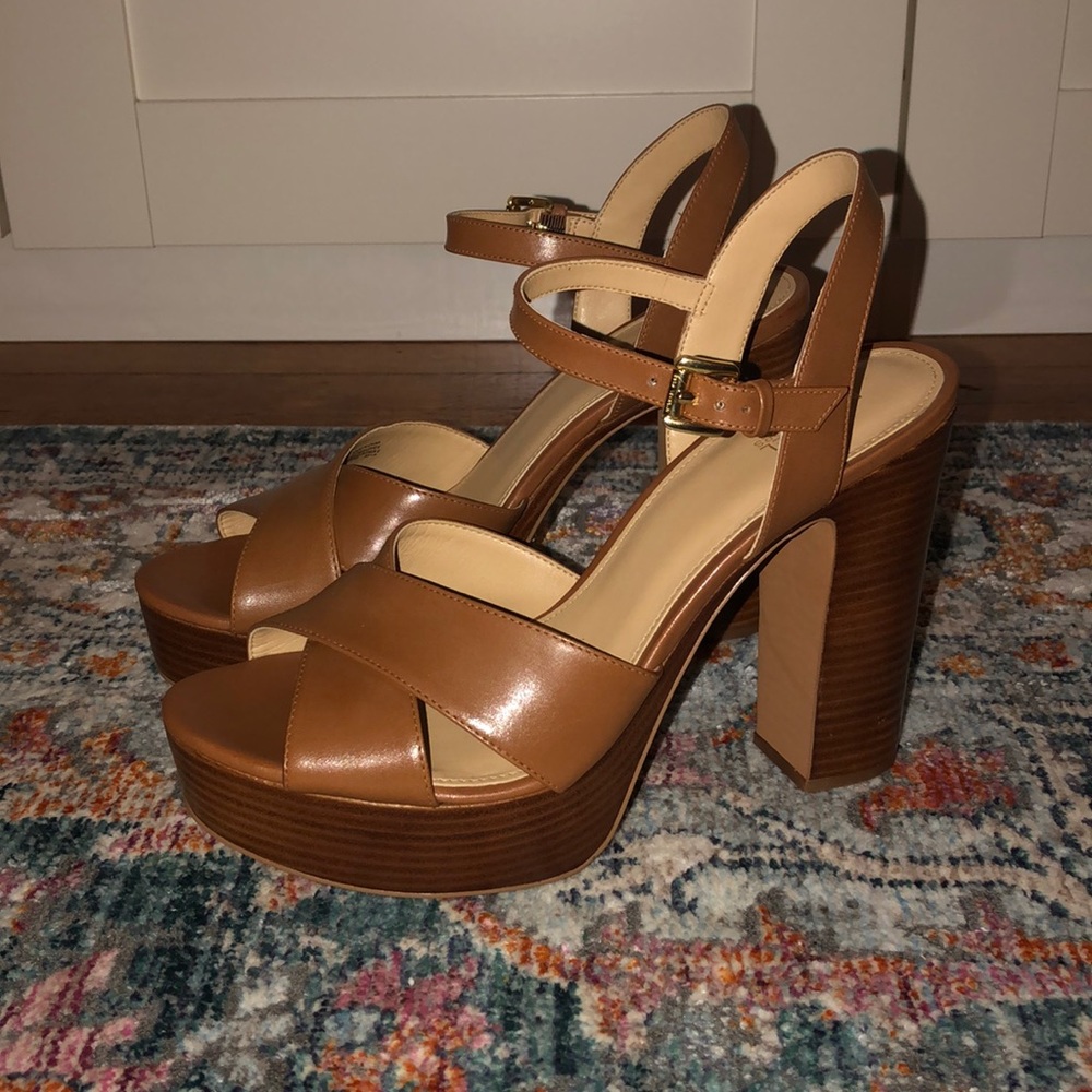 Michael Kors Platform Ankle Strap
